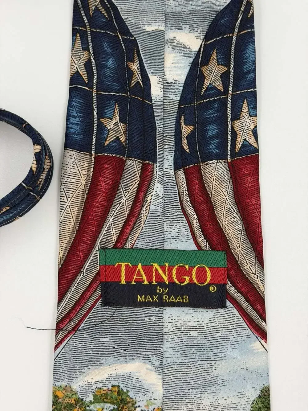 Tango by Max Raab  First Patriotic Flight Hot Air Balloon Silk Necktie